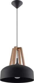 Czarna industrialna lampa wisząca - EX516 T0-R82