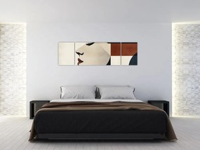 Obraz - Kobieta z profilu (170x50 cm)