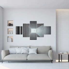 Obraz - Widok z wnętrza budynku (125x70 cm)