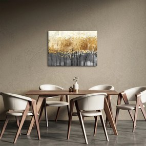 Obraz - Złote drzewa (70x50 cm)