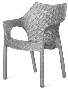 Fotel rattanowy Cambridge Green galle 61 x 54 x 80cm