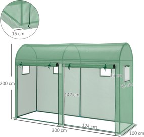 Szklarnia foliowa Outsunny cieplarnia na pomidory