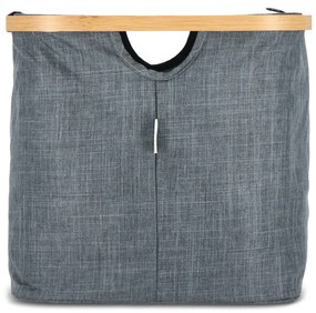 Skladany kosz NOLVIO 25 L, niebiesko-szary