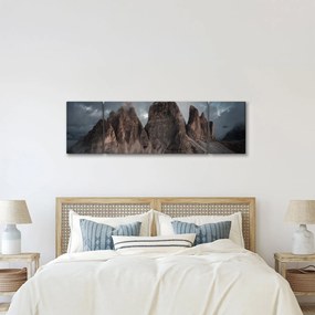 Obraz - Trzy Zęby, Włoskie Dolomity (170x50 cm)