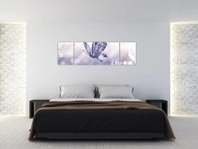 Obraz - Motyl i lawenda (170x50 cm)