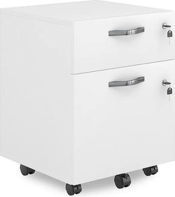 Kontener mobilny biały 40x41.5x53 bregenz