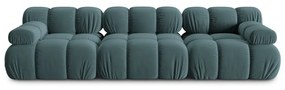 Morska aksamitna sofa 282 cm Bellis – Micadoni Home