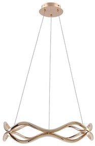 Žyrandol LED na lince VAVE LED/28W/230V różové zlato