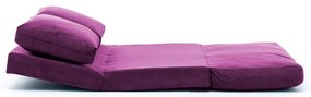 Fioletowa rozkładana sofa 120 cm Taida – Balcab Home