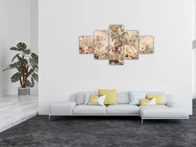 Obraz - Obraz ptaka w stylu vintage (125x70 cm)