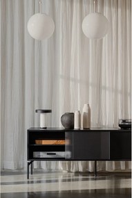 Czarna szafka pod TV 160x60x42 cm Met – noo.ma