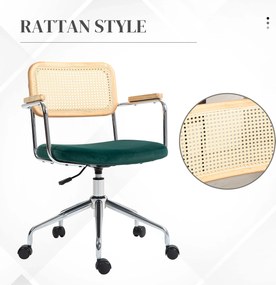 Vinsetto Krzesło Biurowe z Funkcją Masażu i Ogrzewania Ergonomiczne 66x67x110-118cm Kremowe | Aosom PL