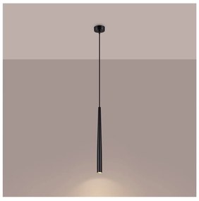 Czarna lampa wisząca ø 8 cm Bliss – Nice Lamps
