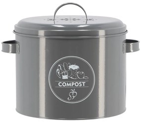 Szary pojemnik na odpadki organiczne 6,3 l Secret Du Potager – Esschert Design