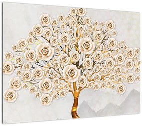 Obraz drzewa kwiatowego (70x50 cm)