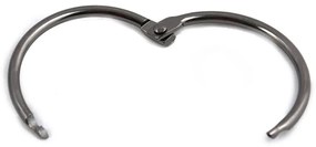 Kółka do zasłony prysznicowej w kolorze matowej czerni zestaw 12 szt. Ringo Small – Spirella