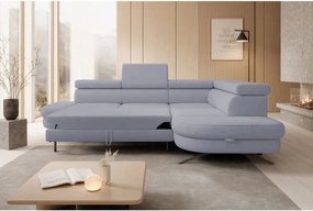 Narożnik OTIS L Prawostronny Regulowane Zagłówki wolnostojący tkanina AURORA 16 WERSAL