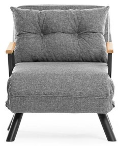 Fotel Sando Single Jasnoszary