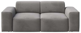 Szara sztruksowa sofa 205 cm Villet – Rodier