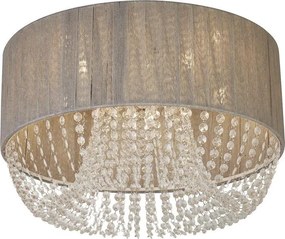 Searchlight 62615-5CC - Lampa sufitowa BELLANO 5xG9/7W/230V Ø 50 cm szara