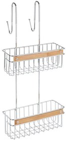 Półka łazienkowa pod prysznic CADDY ZERBO, dwupoziomowa, WENKO