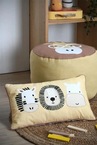 Pufa dla dziecka COQUIN zebra, Ø 40 cm