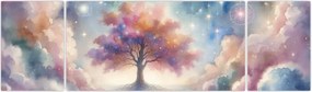 Obraz – Drzewo życia w chmurach (170x50 cm)