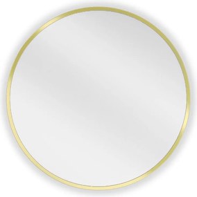 Mexen Loft lustro łazienkowe okragłe 50 cm, rama złota - 9850-050-050-000-50