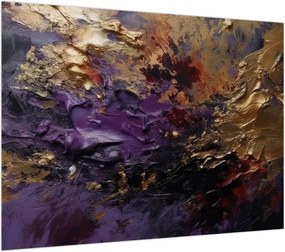 Obraz na szkle - Teksturowana abstrakcja (70x50 cm)