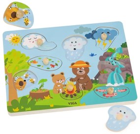 Viga puzzle dźwiękowe odkrywamy naturę