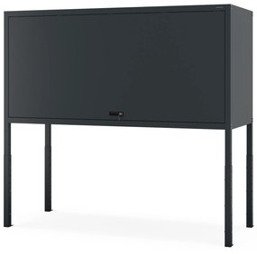 Szafa garażowa RICHARD, 2250 x 2100 x 900 mm, antracytowa