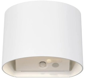 Lampa zewnętrzna ścienna LED z czujnikiem ruchu na USB (wysokość 10 cm) Genie – Trio
