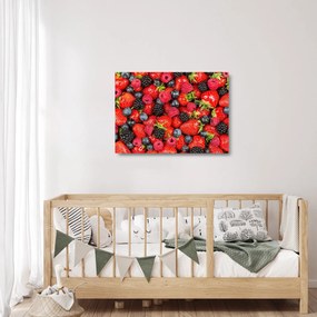 Obraz na szkle - Ładunek owoców (70x50 cm)