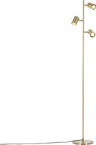 Nowoczesna lampa podłogowa brązowa 3-światłowa - Jeana