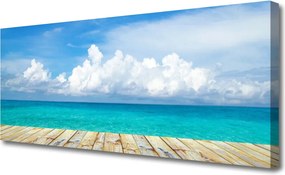 Duży obraz na płótnie Molo prowadzące w Nieznane