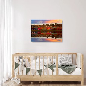 Obraz na szkle - Miejsce do letniego pływania (70x50 cm)