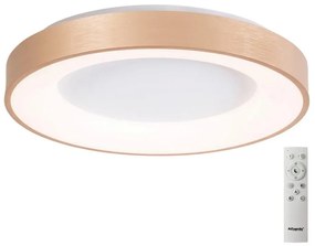 Azzardo AZ4992 - LED 50W 230V złote plafon SANTANA z ściemniaczem i DO