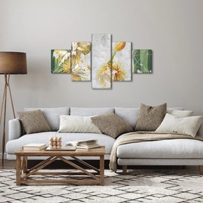 Obraz - Kwitnące kaktusy, vintage (125x70 cm)