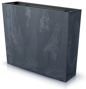 Skrzynka ogrodowa 58 x 18 x 49,8 cm Urbi Beton Effect antracyt PROSPERPLAST