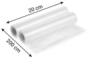 Tescoma Folia próżniowa 4FOOD 20 x 200 cm,  2 szt., S