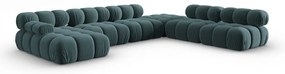 Morska aksamitna sofa 379 cm Bellis – Micadoni Home