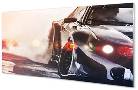 Obraz akrylowy Czarne auto światło