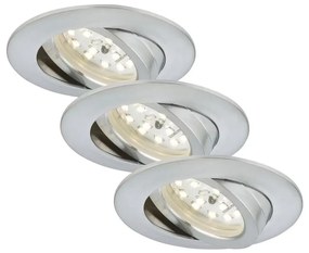 Briloner 7209-039 - ZESTAW 3x wpuszczane oprawy sufitowe do łazienki ATTACH LED/5W/230V IP23