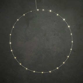 LED wisząca dekoracja CIRCLE Ø 70 cm, srebrna
