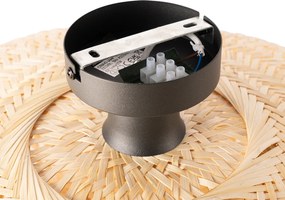 Orientalna lampa sufitowa z bambusa 50 cm - Ostrava