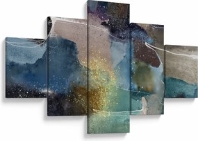 Obraz - Akwarelowa abstrakcja (125x70 cm)