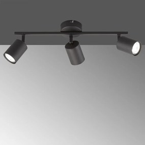 Czarna metalowa lampa punktowa LED 8x42 cm Vano – Fischer &amp; Honsel