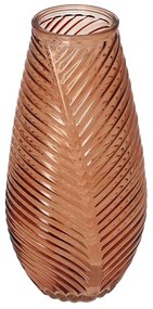 Szklany wazon Leaf II 13x10x29 cm