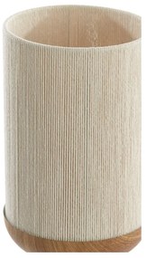 Lampa stołowa w naturalnym kolorze z tekstylnym kloszem (wysokość 50 cm) Dania – Light &amp; Living