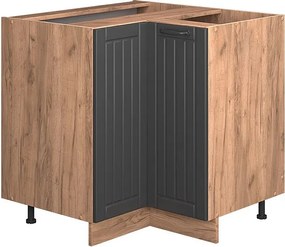 Szafka narożna ciemnoszary 80.5x60x82 fame-line